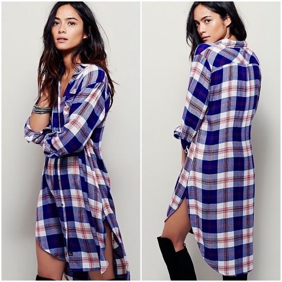 Free People Tops - Free People Rails Button Down Maxi Shirt Dress
